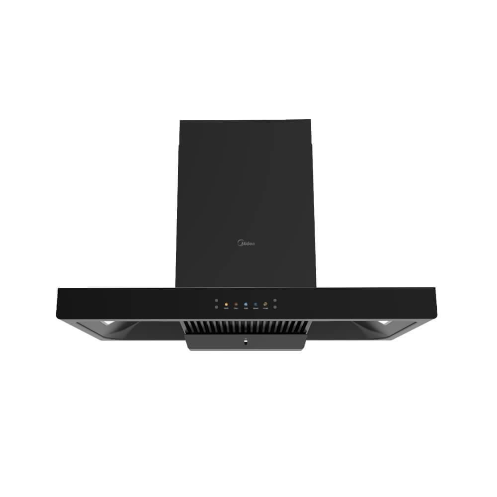เครื่องดูดควันติดผนัง MIDEA แบบ T-SHAPE รุ่น CXW-220-B82 (ขนาด 89.5 ซม.)